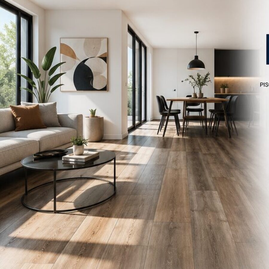 Piso SPC en ambiente residencial